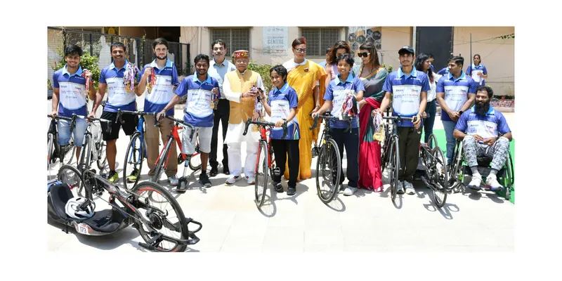 Telangana Governor Felicitates Para-Athletes at Aditya Mehta Foundation’s 14th Presentation and Felicitation Ceremony